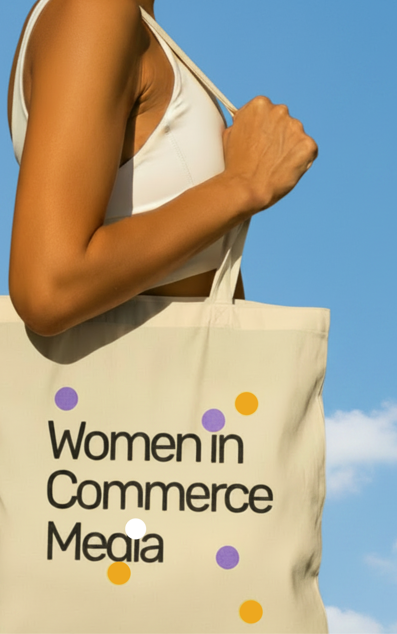 Women in Commerce Media tote bag